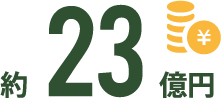 約23億円